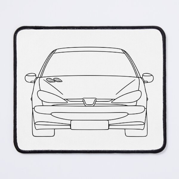 Item preview, Peugeot 206 black lines designed and sold by EdimDesign.
