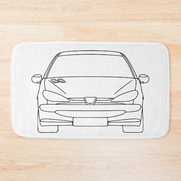 Item preview, Peugeot 206 black lines designed and sold by EdimDesign.
