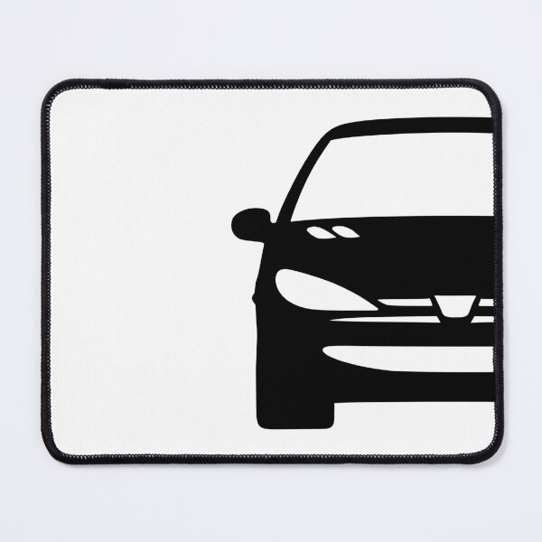 Item preview, Peugeot 206 front black silhouette designed and sold by EdimDesign.