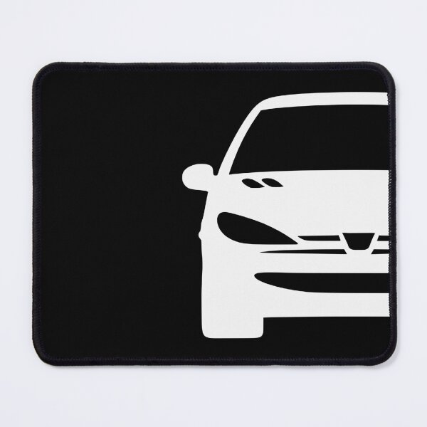 Item preview, Peugeot 206 front white silhouette designed and sold by EdimDesign.