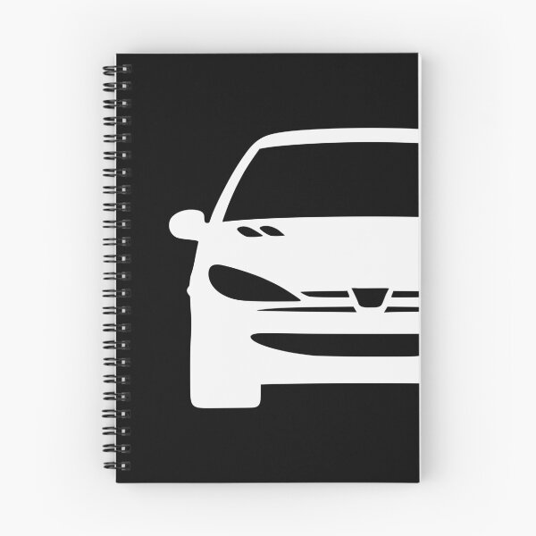 Item preview, Peugeot 206 front white silhouette designed and sold by EdimDesign.