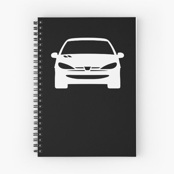 Item preview, Peugeot 206 white silhouette designed and sold by EdimDesign.