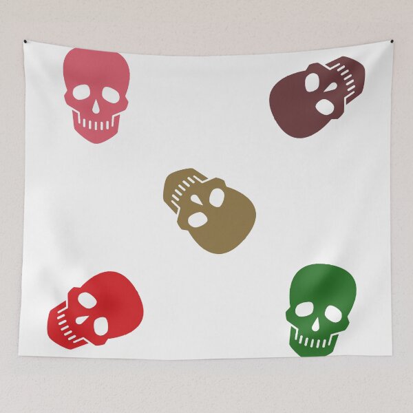 Item preview, Abstract Multi Color Skull Pattern  designed and sold by Pixel4Art.
