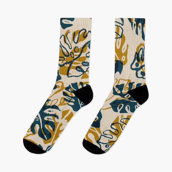 Item preview, Ivory Monstera Leaves designed and sold by Carolina Diaz.