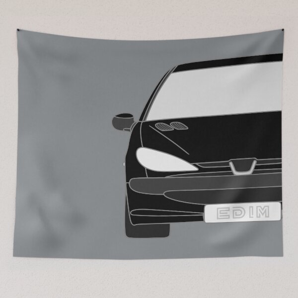 Item preview, Peugeot 206 front black color designed and sold by EdimDesign.