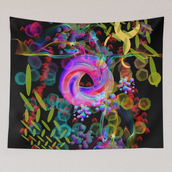 Item preview, Psychedelic Mind Aquarium designed and sold by Discordant Dreams Art.