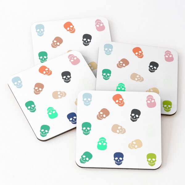 Item preview, Abstract Multi Color Skull Pattern  designed and sold by Pixel4Art.