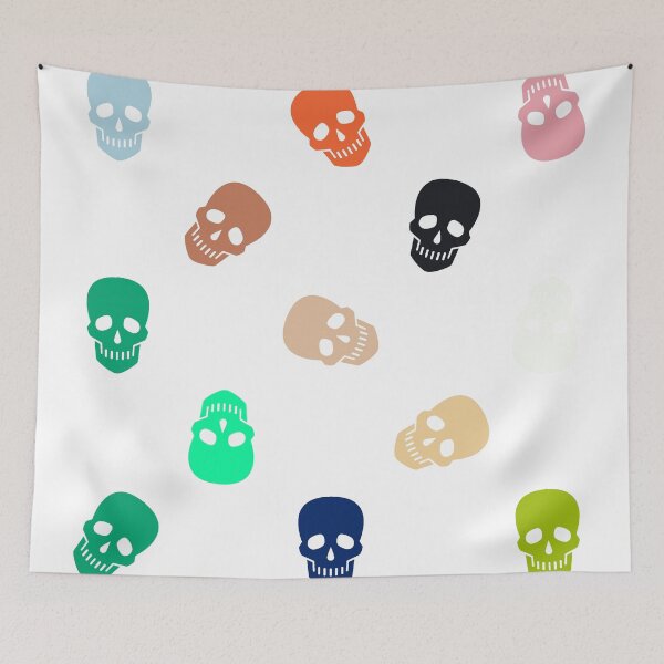 Item preview, Abstract Multi Color Skull Pattern  designed and sold by Pixel4Art.
