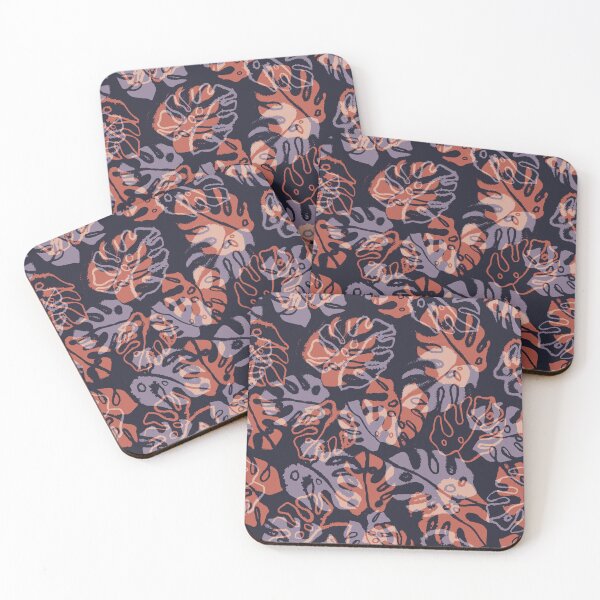 Item preview, Purple Monstera Leaves designed and sold by Carolina Diaz.