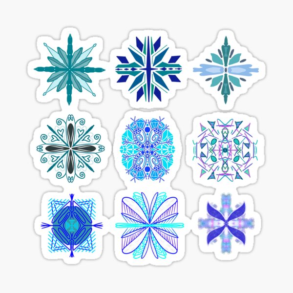 Snowflake Sticker Pack Sticker