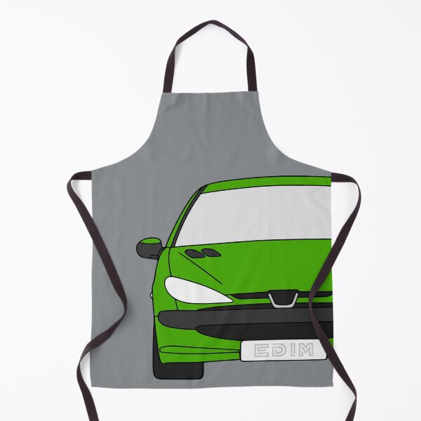Item preview, Peugeot 206 front apple green color designed and sold by EdimDesign.