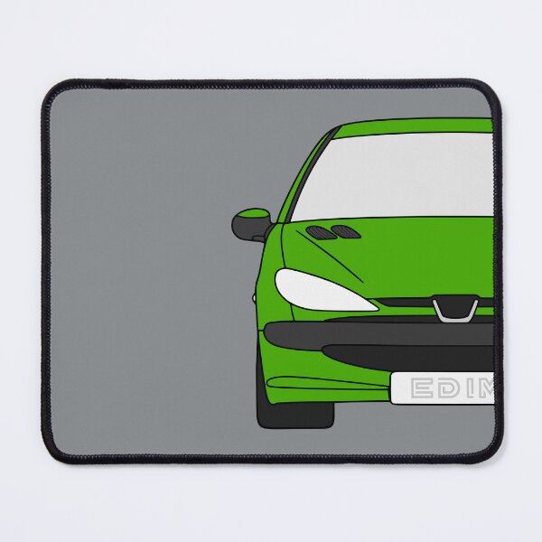 Item preview, Peugeot 206 front apple green color designed and sold by EdimDesign.