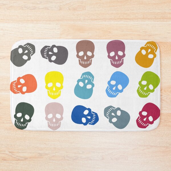 Item preview, Abstract Multi Color Skull Pattern  designed and sold by Pixel4Art.