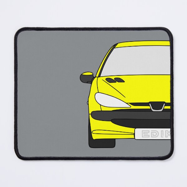 Item preview, Peugeot 206 front yellow color designed and sold by EdimDesign.