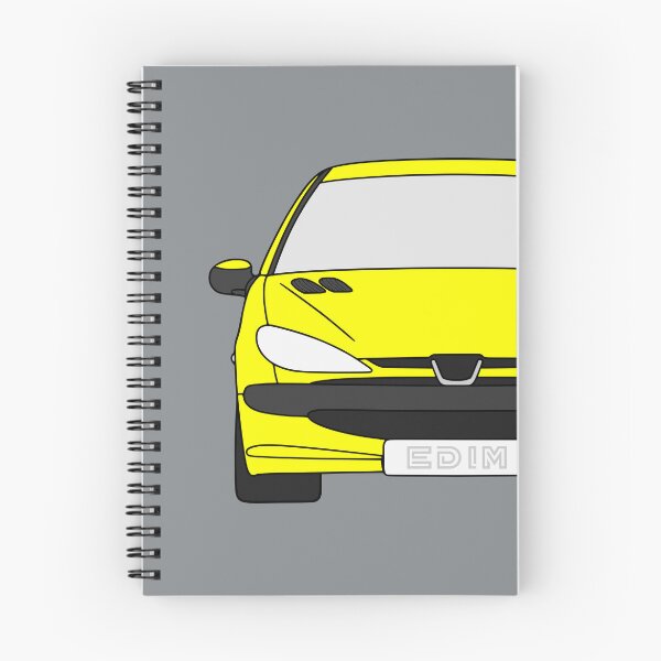 Item preview, Peugeot 206 front yellow color designed and sold by EdimDesign.