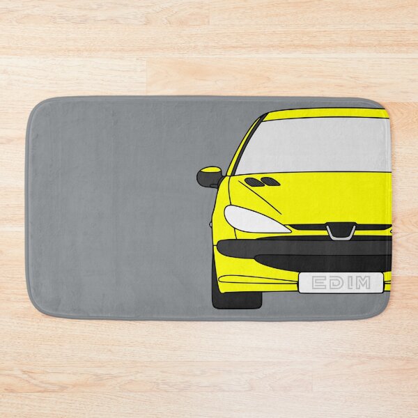 Item preview, Peugeot 206 front yellow color designed and sold by EdimDesign.
