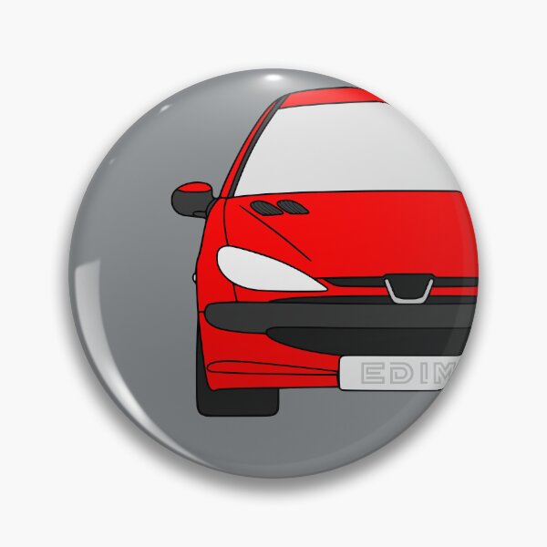 Item preview, Peugeot 206 front red color designed and sold by EdimDesign.