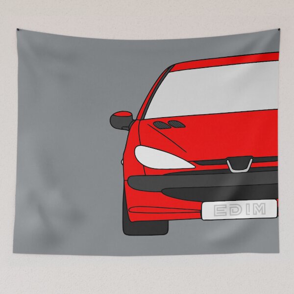 Item preview, Peugeot 206 front red color designed and sold by EdimDesign.