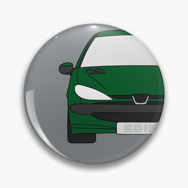 Item preview, Peugeot 206 front forest green color designed and sold by EdimDesign.