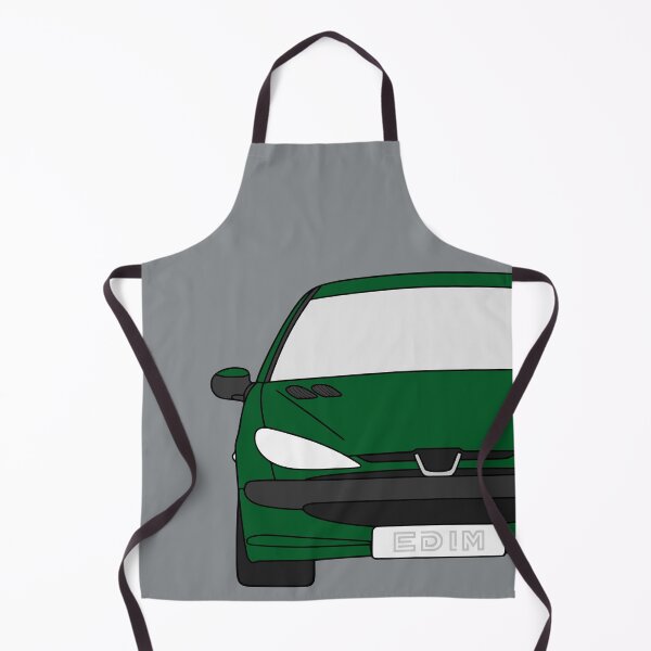 Item preview, Peugeot 206 front forest green color designed and sold by EdimDesign.