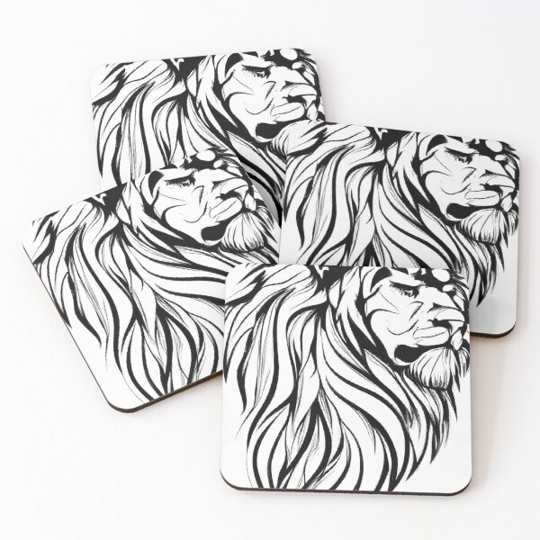 Item preview, Obligatory Lion Tattoo Design designed and sold by brewed-designs.