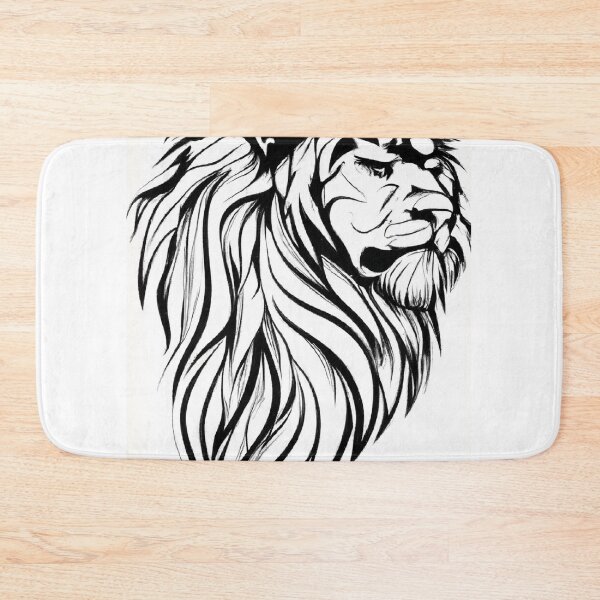 Item preview, Obligatory Lion Tattoo Design designed and sold by brewed-designs.