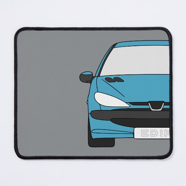 Item preview, Peugeot 206 front baby blue color designed and sold by EdimDesign.