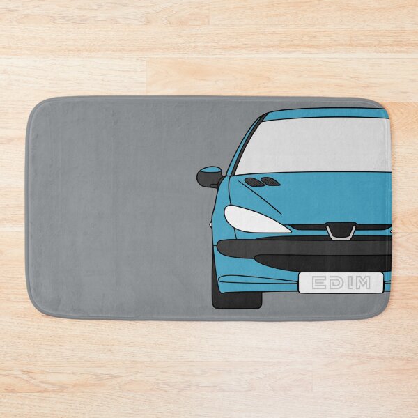 Item preview, Peugeot 206 front baby blue color designed and sold by EdimDesign.