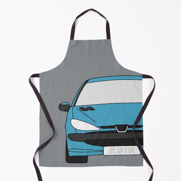 Item preview, Peugeot 206 front baby blue color designed and sold by EdimDesign.