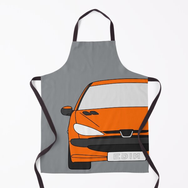 Item preview, Peugeot 206 front orange color designed and sold by EdimDesign.