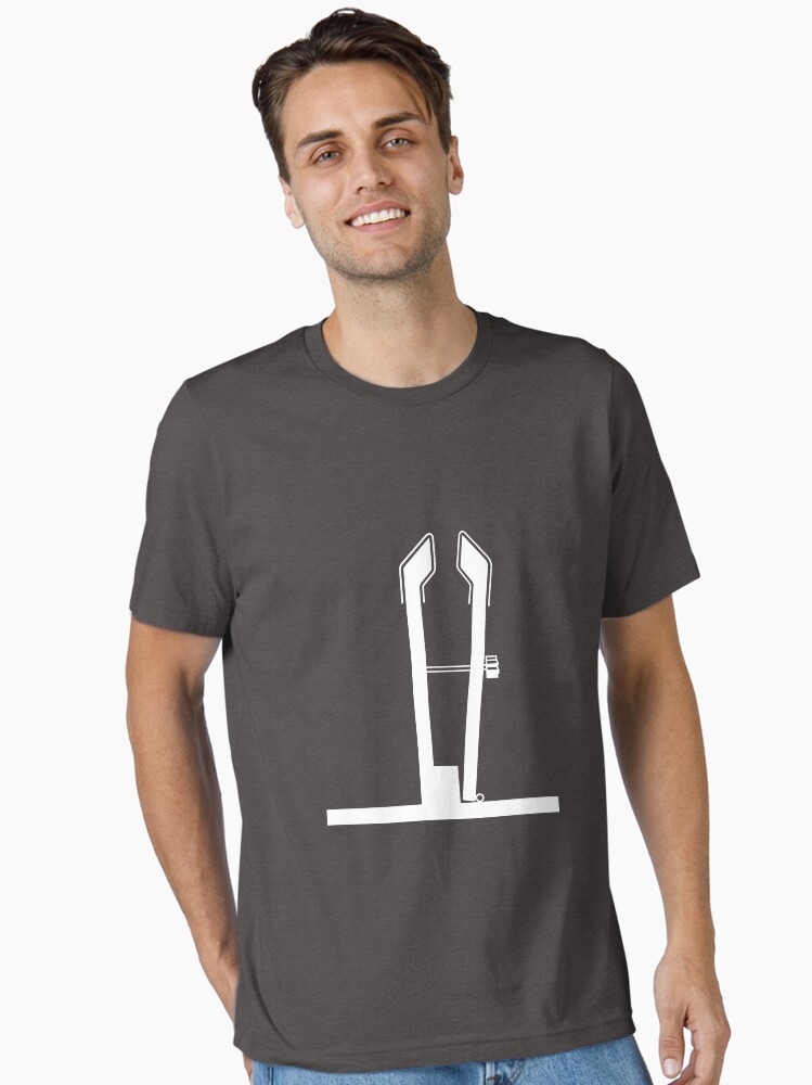 Thumbnail 1 of 7, Essential T-Shirt, Stitching Pony White designed and sold by TonySellsShirts.