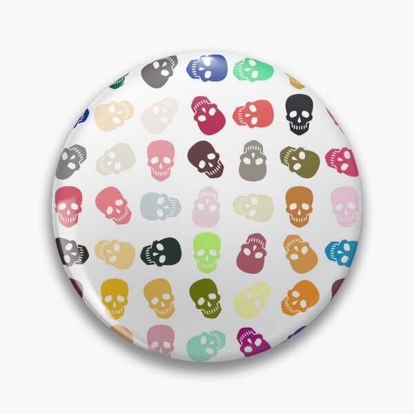 Item preview, Abstract Multi Color Skull Pattern  designed and sold by Pixel4Art.