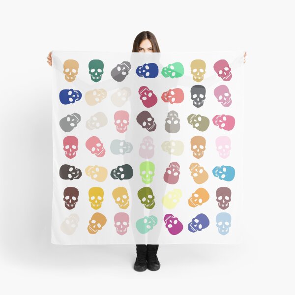 Item preview, Abstract Multi Color Skull Pattern designed and sold by Pixel4Art.