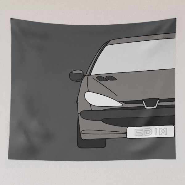 Item preview, Peugeot 206 front gray color designed and sold by EdimDesign.