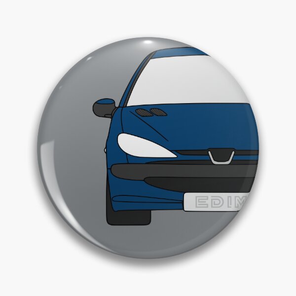 Item preview, Peugeot 206 front dark blue color designed and sold by EdimDesign.