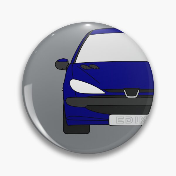 Item preview, Peugeot 206 front blue color designed and sold by EdimDesign.