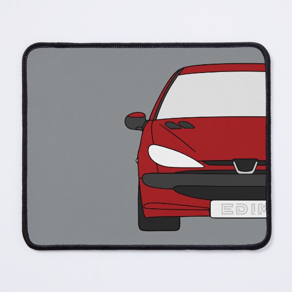 Item preview, Peugeot 206 front wine red color designed and sold by EdimDesign.