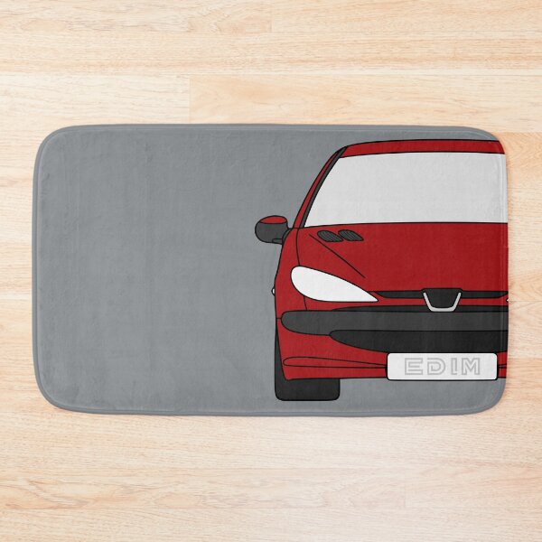 Item preview, Peugeot 206 front wine red color designed and sold by EdimDesign.
