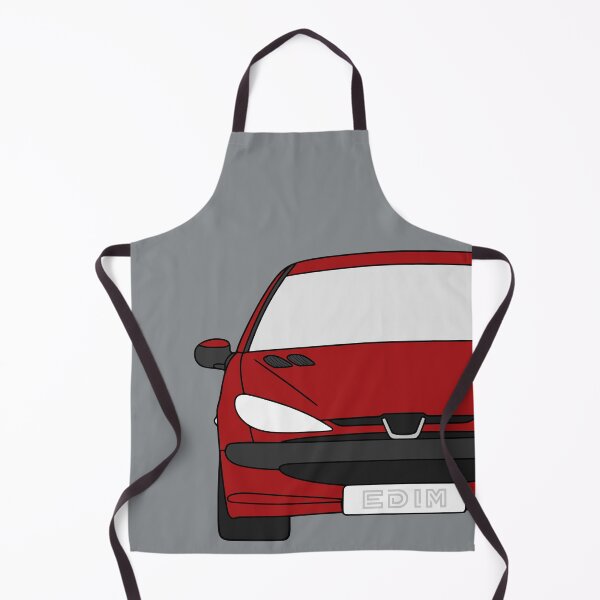 Item preview, Peugeot 206 front wine red color designed and sold by EdimDesign.