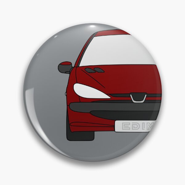 Item preview, Peugeot 206 front bordeaux color designed and sold by EdimDesign.