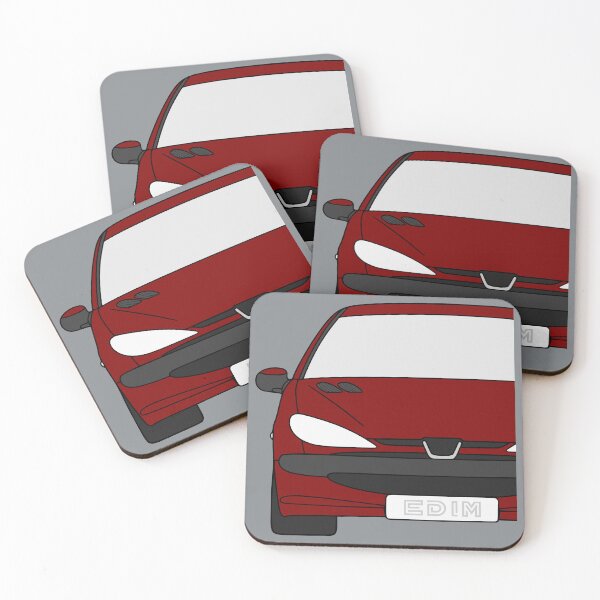 Item preview, Peugeot 206 front bordeaux color designed and sold by EdimDesign.