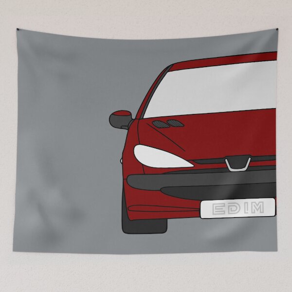 Item preview, Peugeot 206 front bordeaux color designed and sold by EdimDesign.