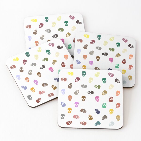 Item preview, Abstract Multi Color Skull Pattern  designed and sold by Pixel4Art.