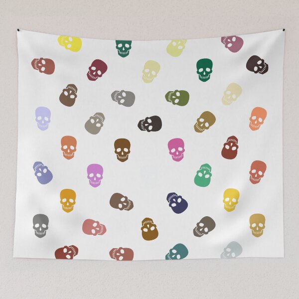 Item preview, Abstract Multi Color Skull Pattern  designed and sold by Pixel4Art.