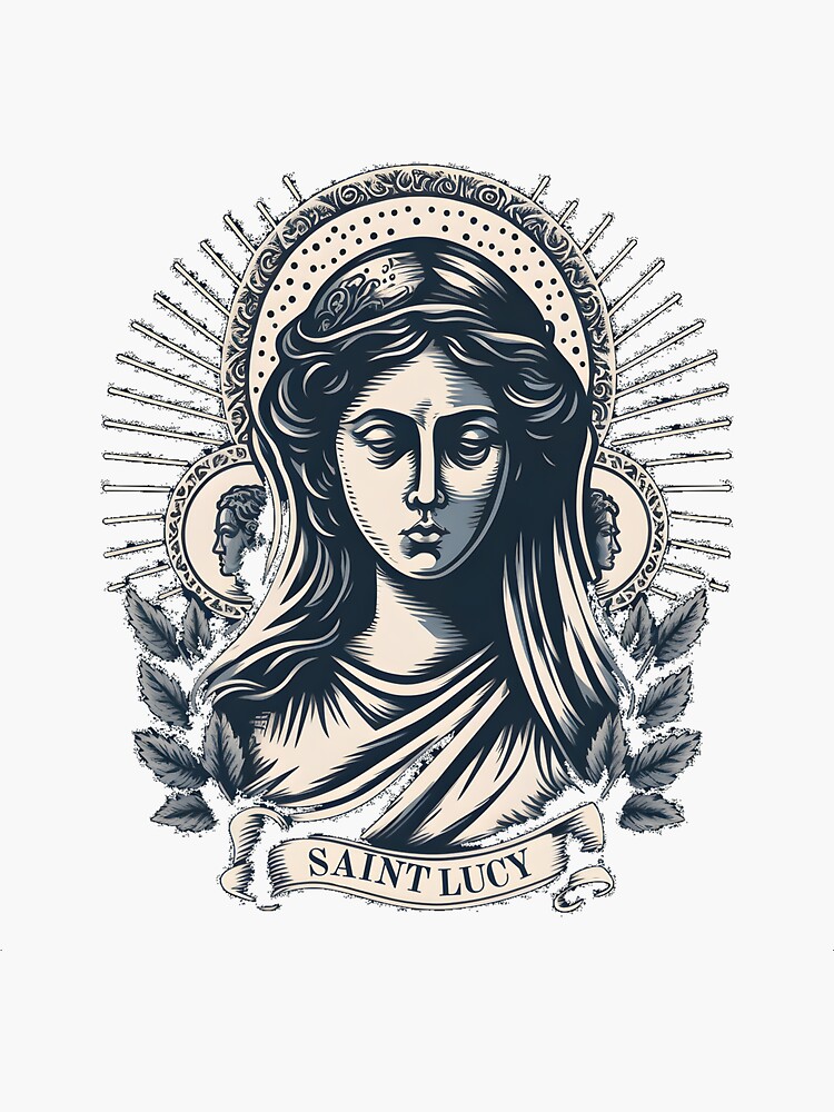 "Saint Lucy" Sticker for Sale by Shalone86 Redbubble
