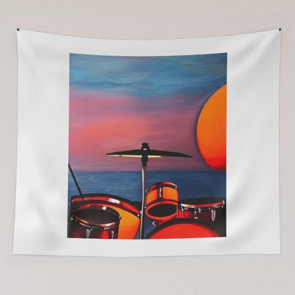 Item preview, Drums at sunset designed and sold by CottagePop.