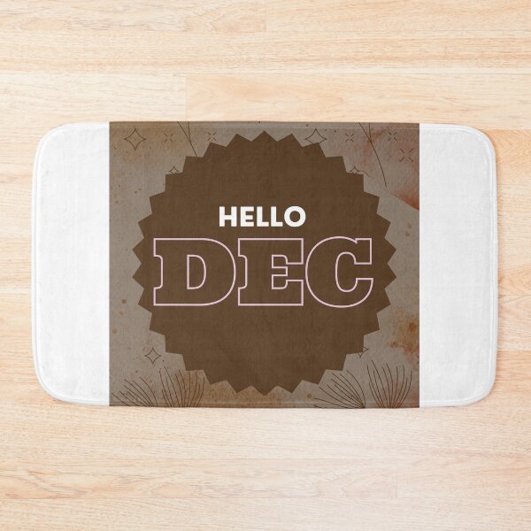 Item preview, Hello December Design Illustration designed and sold by MiniCooper27.