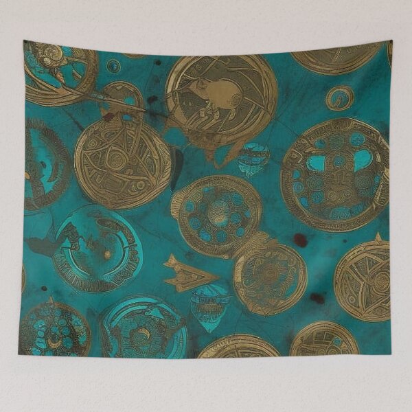 Item preview, Pattern, Coins Water and Bronze designed and sold by Canadamarsworks.