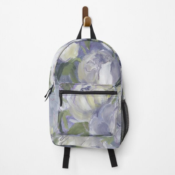 Item preview, Sady painterly florals in violet designed and sold by blursbyai.