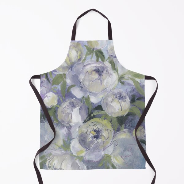 Item preview, Sady painterly florals in violet designed and sold by blursbyai.